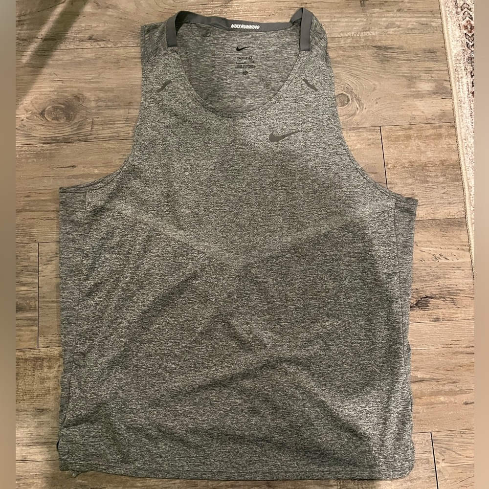 Nike Heather Gray Dri-FIT Top